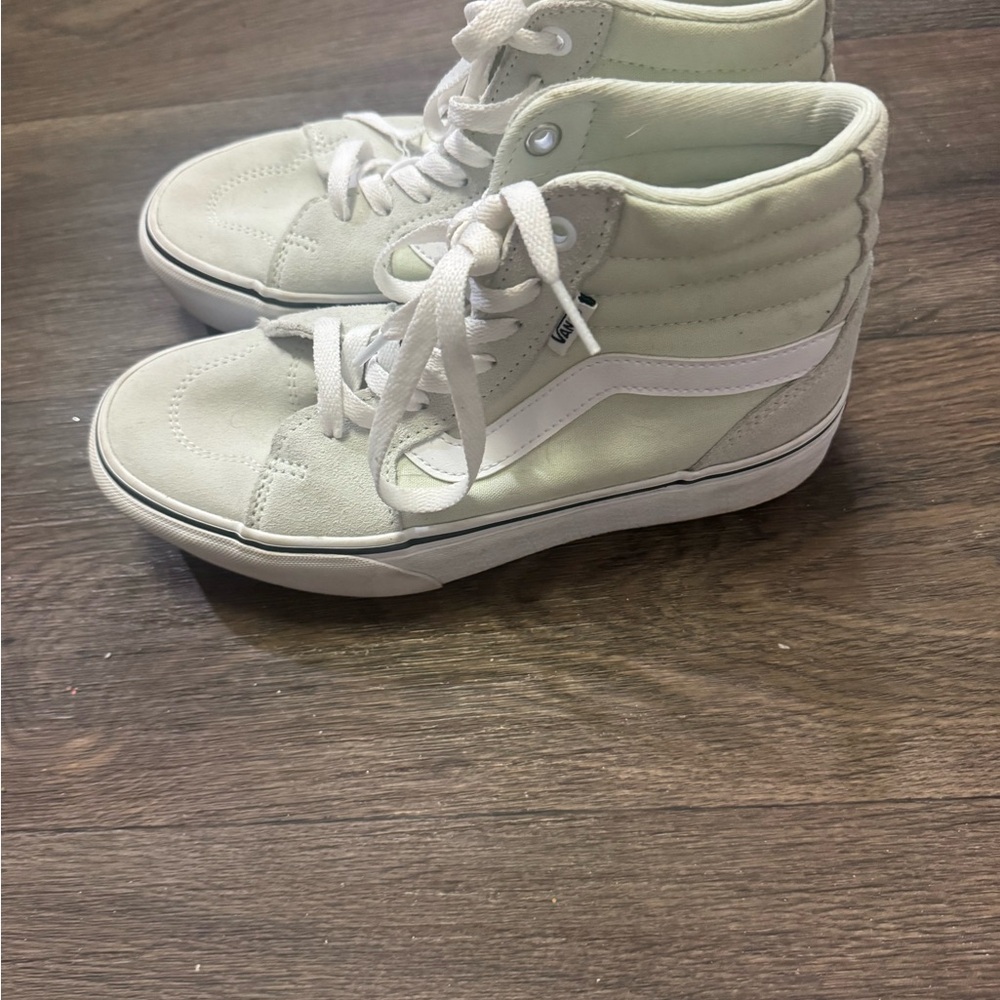 Vans Women's High-Top Sneakers - Light Cream